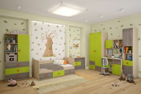 Детская комната Пуговка в Чите - chita.katalogmebeli.com | фото