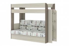 Дива Кровать 2-х ярусная с диванным блоком в Чите - chita.katalogmebeli.com | фото