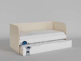 Диван-кровать Санни (Белый/корпус Клен) в Чите - chita.katalogmebeli.com | фото