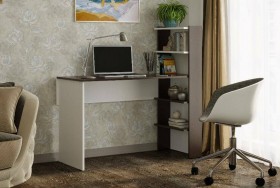 Компьютерный стол №3 (Венге/Белый) в Чите - chita.katalogmebeli.com | фото