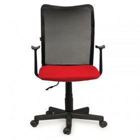 Кресло BRABIX Spring MG-307 (красно-черный) в Чите - chita.katalogmebeli.com | фото 2