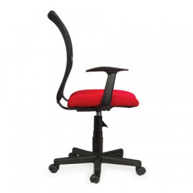 Кресло BRABIX Spring MG-307 (красно-черный) в Чите - chita.katalogmebeli.com | фото 3