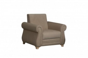 Кресло для отдыха "Порто" (велюр киви латте / микровельвет крем) в Чите - chita.katalogmebeli.com | фото