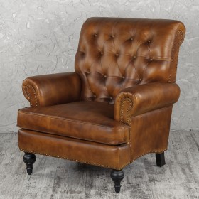 Кресло кожаное Чарльз в Чите - chita.katalogmebeli.com | фото