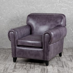 Кресло кожаное Элегант (Фиолетовый) в Чите - chita.katalogmebeli.com | фото