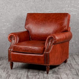 Кресло кожаное Лофт Аристократ (кожа буйвола) в Чите - chita.katalogmebeli.com | фото