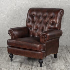 Кресло кожаное Лофт Чарльз в Чите - chita.katalogmebeli.com | фото