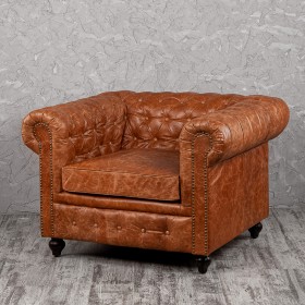 Кресло кожаное Лофт Честер (кожа буйвола) в Чите - chita.katalogmebeli.com | фото