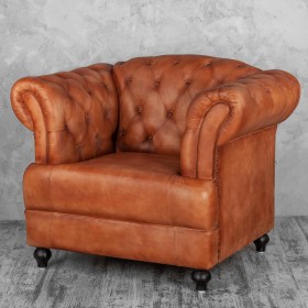 Кресло кожаное Лофт Честер-Нью в Чите - chita.katalogmebeli.com | фото