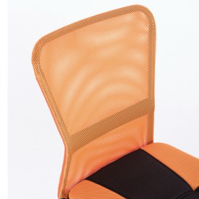 Кресло компактное BRABIX Smart MG-313 (черный, оранжевый) в Чите - chita.katalogmebeli.com | фото 4