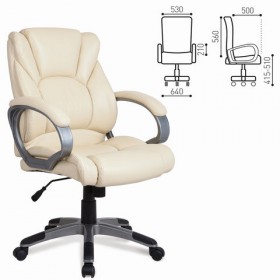 Кресло офисное BRABIX Eldorado EX-504 (бежевый) в Чите - chita.katalogmebeli.com | фото