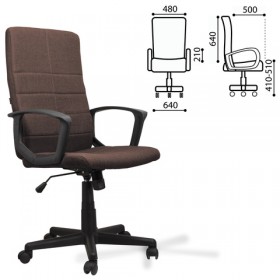 Кресло офисное BRABIX Focus EX-518 (коричневый) в Чите - chita.katalogmebeli.com | фото