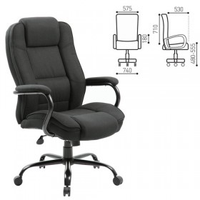 Кресло офисное BRABIX Heavy Duty HD-002 (ткань) в Чите - chita.katalogmebeli.com | фото