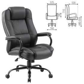 Кресло офисное BRABIX Heavy Duty HD-002 (экокожа) в Чите - chita.katalogmebeli.com | фото