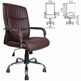 Кресло офисное BRABIX Space EX-508 (коричневый) в Чите - chita.katalogmebeli.com | фото