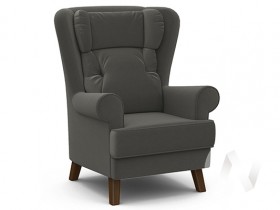 Кресло отдыха Комфорт-2 (орех лак/ULTRA GRAFIT) в Чите - chita.katalogmebeli.com | фото