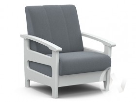 Кресло для отдыха Омега (снег лак/CATANIA SILVER) в Чите - chita.katalogmebeli.com | фото