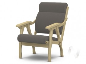 Кресло Вега-10 (бесцветный лак/ULTRA STONE) в Чите - chita.katalogmebeli.com | фото