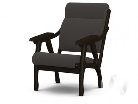 Кресло Вега-10 (венге лак/ULTRA GRAFIT) в Чите - chita.katalogmebeli.com | фото