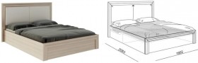 Кровать 1,6 Глэдис (М32) с подъемным механизмом Распродажа в Чите - chita.katalogmebeli.com | фото 2