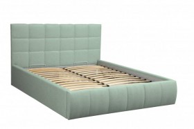 Кровать "Диана" ш. 1600 (Н=1010мм) (жаккард аква) в Чите - chita.katalogmebeli.com | фото