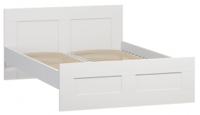 Кровать двухспальная Сириус 1600мм белый в Чите - chita.katalogmebeli.com | фото
