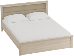 Кровать Элана 1600 с основанием Дуб Сонома в Чите - chita.katalogmebeli.com | фото