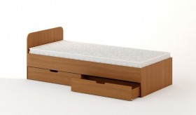 Кровать с ящиками 900 (Бук темный) в Чите - chita.katalogmebeli.com | фото
