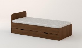 Кровать с ящиками 900 (Орех темный) в Чите - chita.katalogmebeli.com | фото