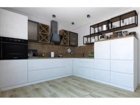 Модульная кухня Бронкс 1,8 м (Кварц) в Чите - chita.katalogmebeli.com | фото 5