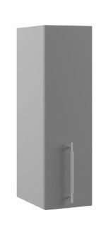 Квадро П 200 шкаф верхний (Ваниль кожа/корпус Серый) в Чите - chita.katalogmebeli.com | фото