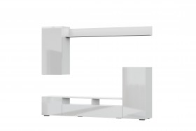 Мебель для гостиной МГС 4 (Белый/Белый глянец) в Чите - chita.katalogmebeli.com | фото 7