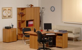 Мебель для персонала Рубин 42 Светлый миланский орех в Чите - chita.katalogmebeli.com | фото 2