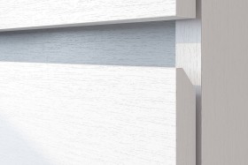 Модульная система "Токио" Тумба прикроватная Белый текстурный / Белый текстурный в Чите - chita.katalogmebeli.com | фото 4