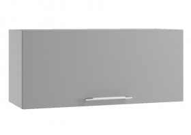 Норд ШВГ 800 Шкаф верхний горизонтальный (Софт смок/корпус Белый) в Чите - chita.katalogmebeli.com | фото