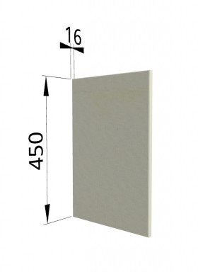 Панель торцевая (для шкафа горизонтального высокого) ВПГ Квадро (Ваниль кожа) в Чите - chita.katalogmebeli.com | фото