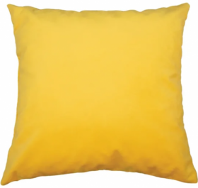 Подушка - думка (микровелюр желтый) в Чите - chita.katalogmebeli.com | фото