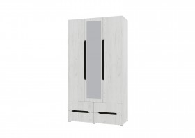 Шкаф 3-х створчатый с ящиками и зеркалом Вега (Прованс) в Чите - chita.katalogmebeli.com | фото