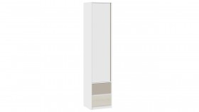 Шкаф для белья комбинированный «Сканди» Дуб Гарден/Белый/Глиняный серый в Чите - chita.katalogmebeli.com | фото