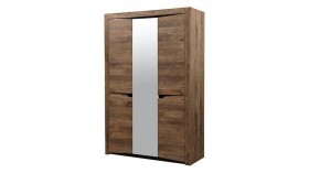 Шкаф для одежды "Лючия" (3-х дв.) (кейптаун/зеркало) в Чите - chita.katalogmebeli.com | фото