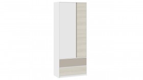 Шкаф для одежды комбинированный «Сканди» Дуб Гарден/Белый/Глиняный серый в Чите - chita.katalogmebeli.com | фото