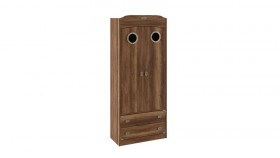 Шкаф комбинированный для одежды с иллюминатором «Навигатор» (Дуб Каньон) в Чите - chita.katalogmebeli.com | фото