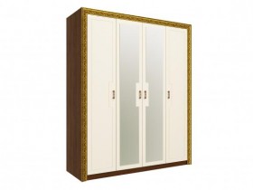 Шкаф комбинированный "Айрум" (дуб кальяри/белый/зеркало/1744) в Чите - chita.katalogmebeli.com | фото