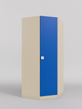 Шкаф угловой (угловая секция) Скай (Синий/корпус Клен) в Чите - chita.katalogmebeli.com | фото