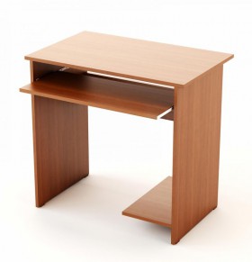 Компьютерный стол Малый упрощённый (Беленый дуб) в Чите - chita.katalogmebeli.com | фото 2