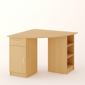 Угловой компьютерный стол 2 (Белёный дуб) в Чите - chita.katalogmebeli.com | фото