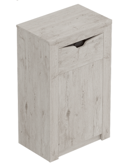 Тумба с дверцей и ящиком Соренто Дуб бонифаций/Кофе структурный матовый в Чите - chita.katalogmebeli.com | фото
